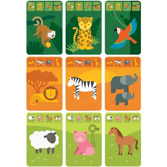 Petit Collage -  Animal Kingdom Card Game in Tin - Picture 3 of 6